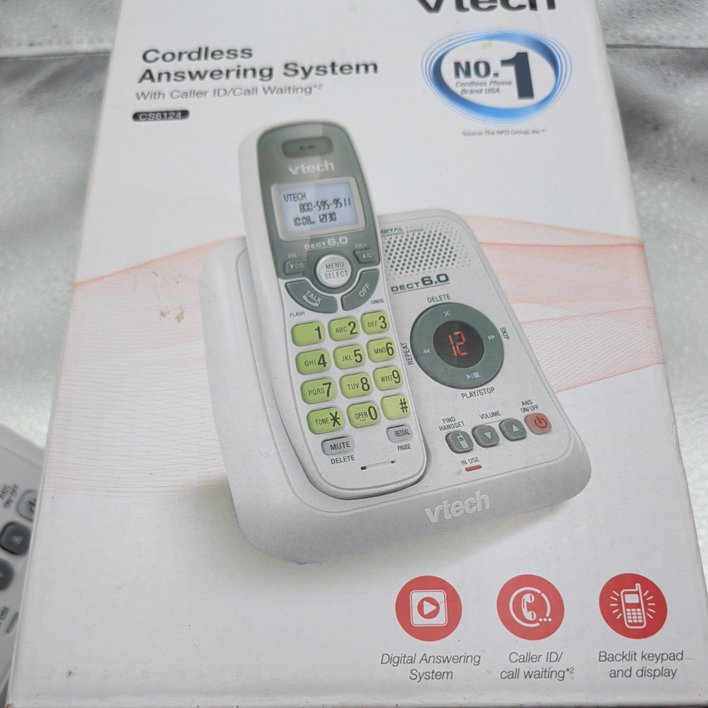 VTech CS6229- Cordless Phone Digital Answering Machine - 00759