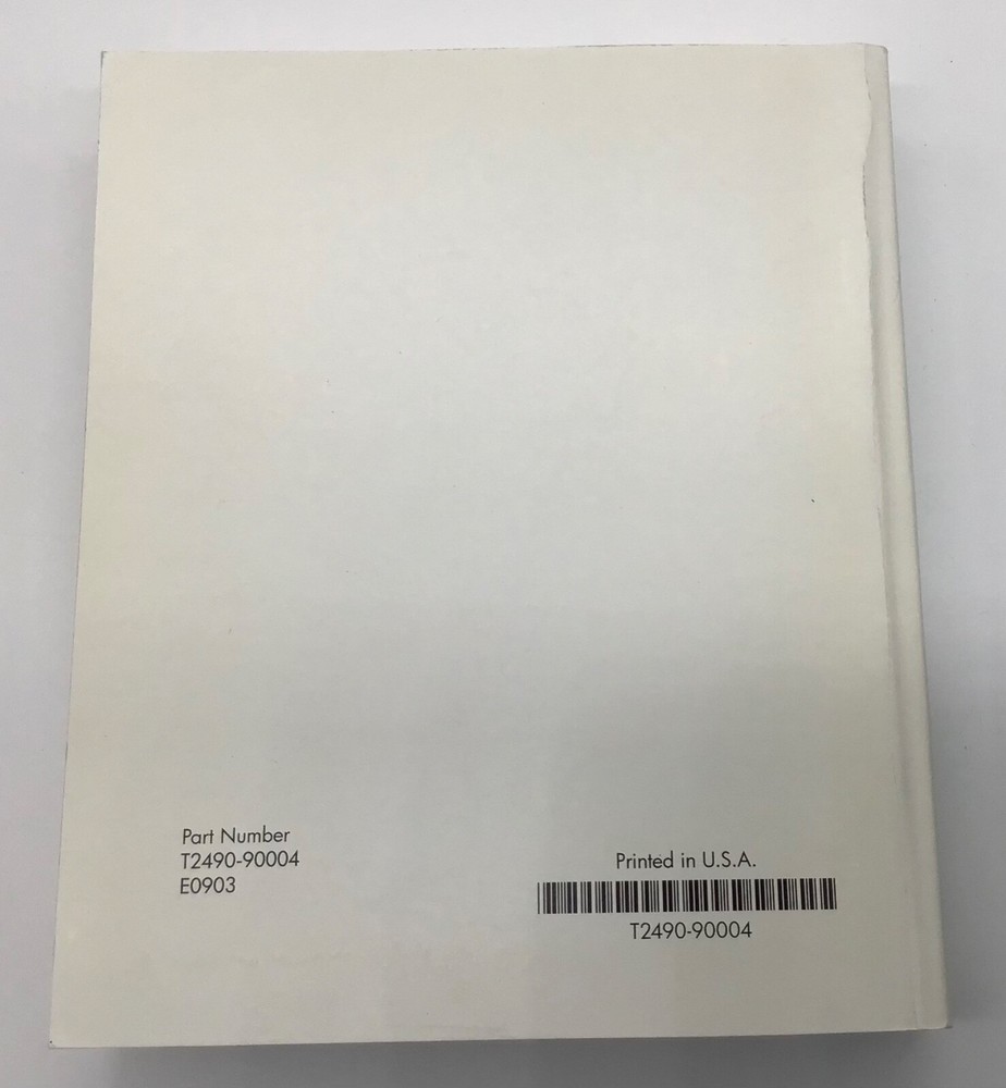 Original HP OPENVIEW Network Node Manager Managing your Network Manual Book 2003