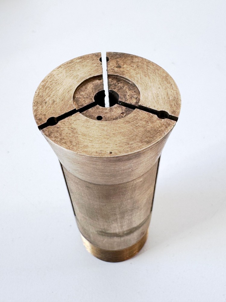 MSC Brass Emergency 5C Round Collet Internal/External Threads .673" Counter Bore