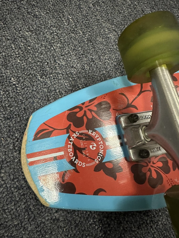 Nice Kryptonics Mini Cruiser 26" Skateboard Alloha Hawaii Pattern