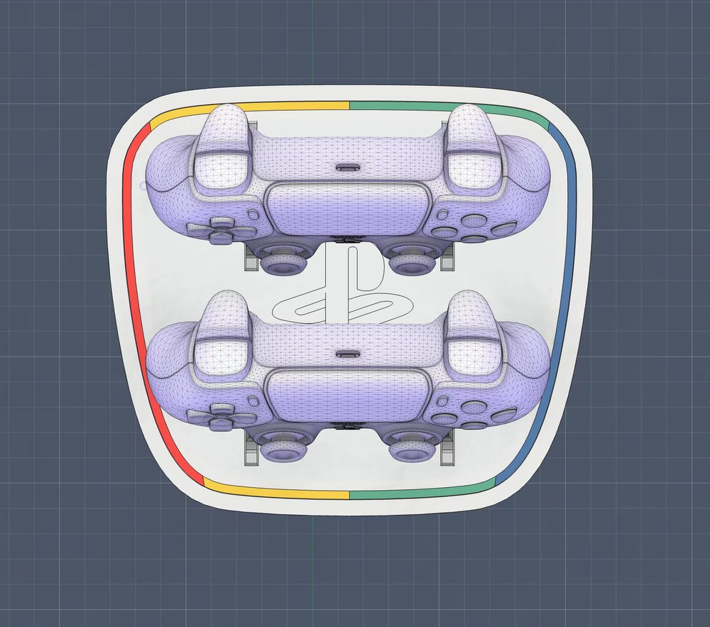Prism Duo - Dual Controller Display Stand - 3D Printed