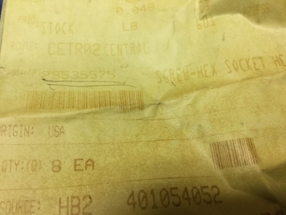 Allison Hex Socket Head Screw 29535575