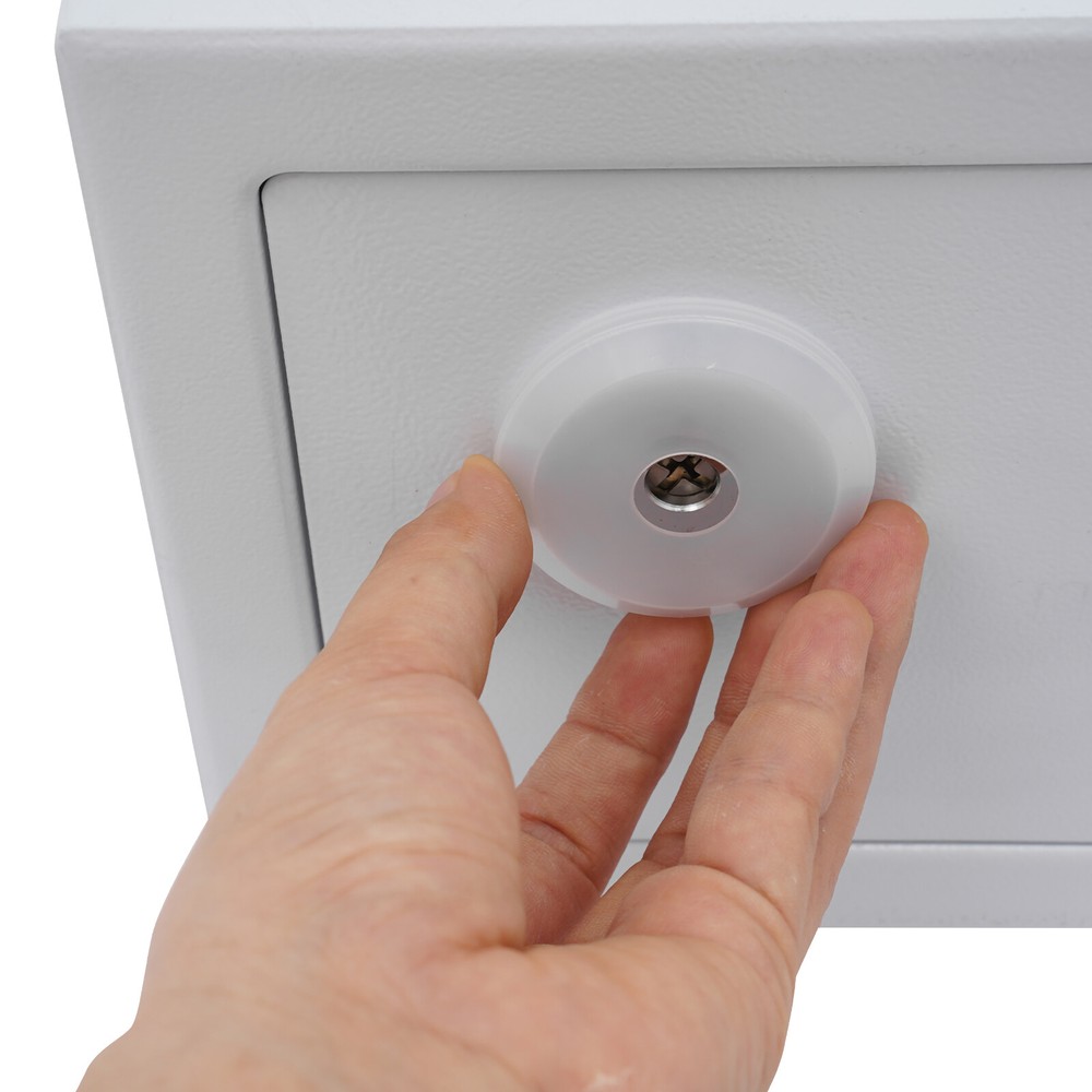 Compact Free Standing Security Safe Box for Cash and Valuables Storage