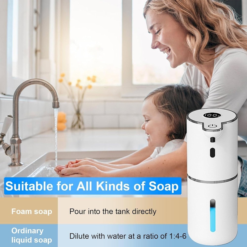 Rechargeable Touchless Soap Dispenser Pair
