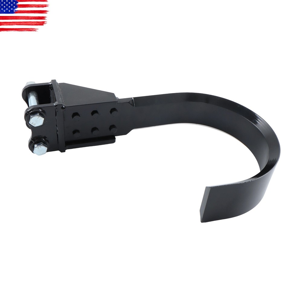 Black 370mm Tree Digging Blade Root Cutting Tool For Mini Excavator Root Planer