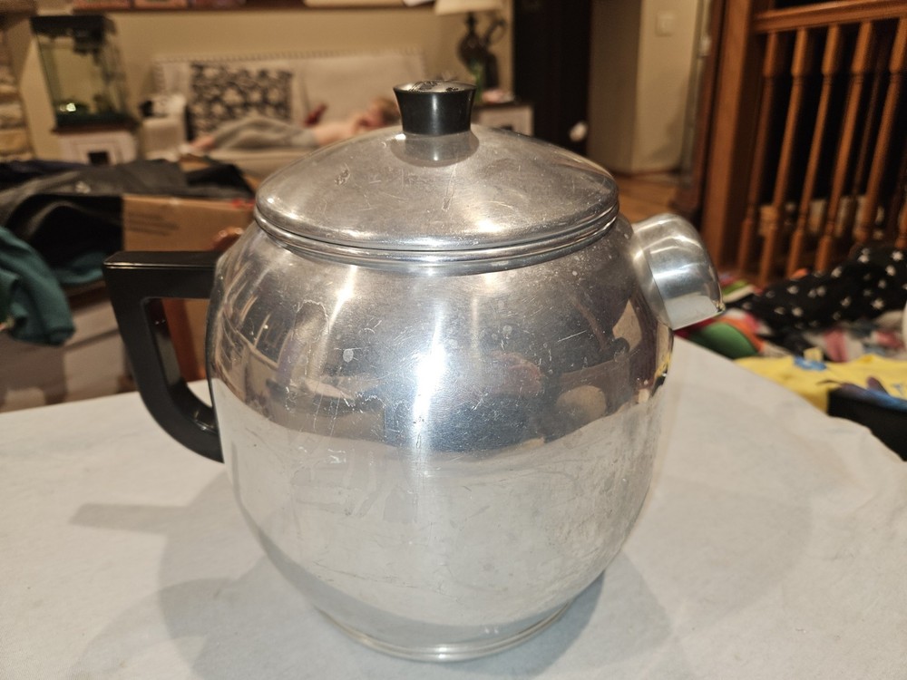 West Bend Aluminum KWIK DRIP Coffee Maker Vintage MCM