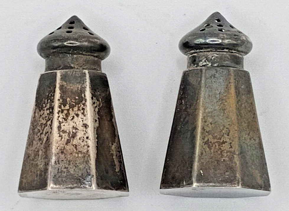 Webster Company Sterling Silver Salt & Pepper Set #1