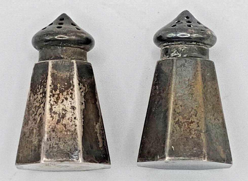 Webster Company Sterling Silver Salt & Pepper Set #1