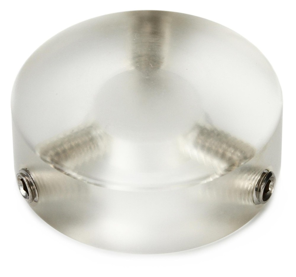 Barefoot Buttons V1 Skirtless Footswitch Cap - Clear (3-pack) Bundle
