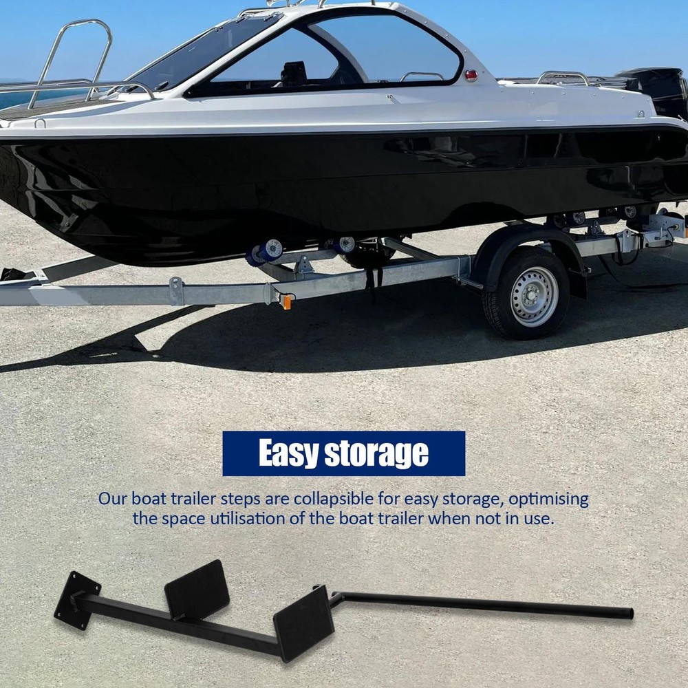Boat Step Combo 2 Step Boat Trailer Steps Universal High Quality Brand New
