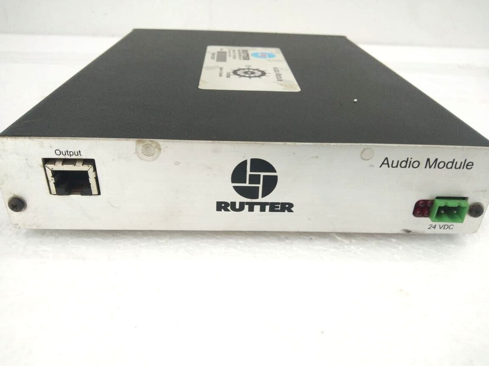 RUTTER RUT-01004-08 VOYAGE DATA RECORDER VDR AUDIO MODULE - GOOD