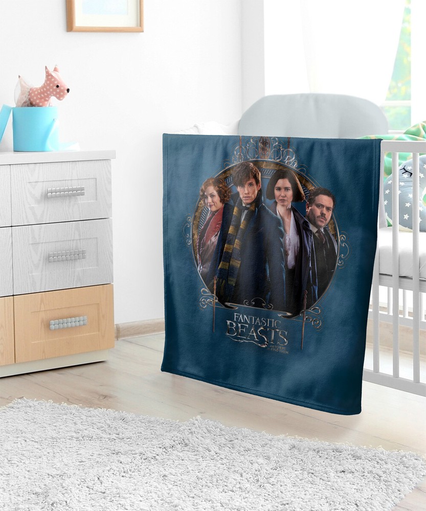Fantastic Beasts Blanket, 30"x40" Where to Find ThemFleece