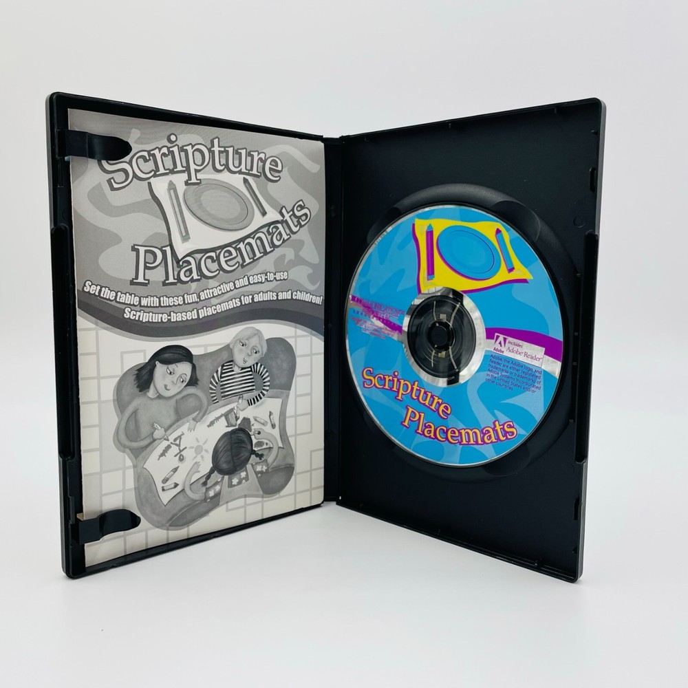 Scripture Placemats by Communication Resources MAC/PC Compatible Sunday School