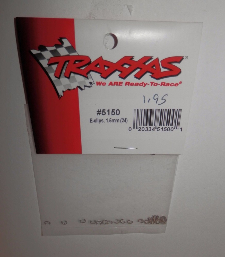 Traxxas E-Clips 1.5mm (24) #5150 NIP