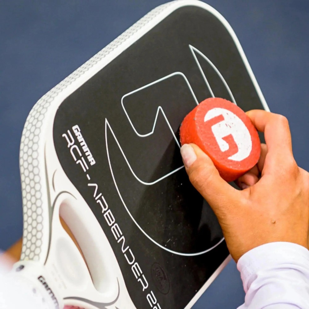 Gamma Pickleball Paddle Cleaning Block Red, Clean Surface