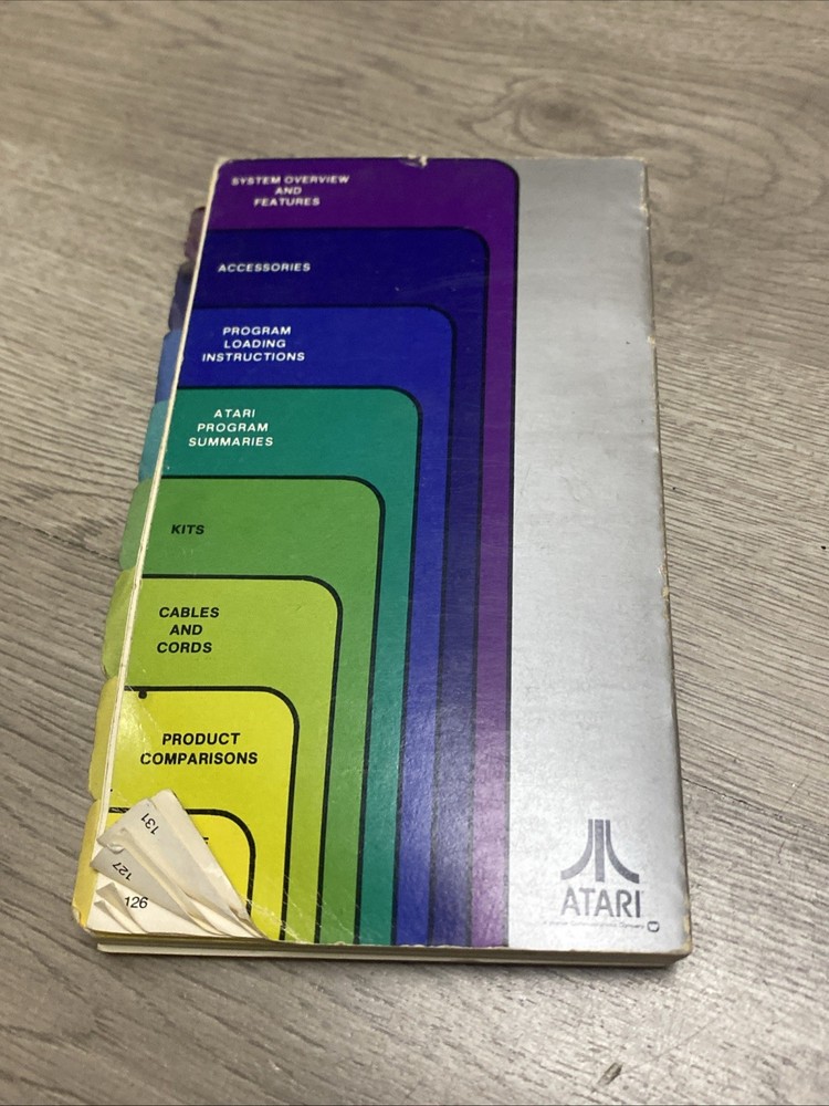 Atari 800 Home Computer System Salesperson’s Guide 1982 Book