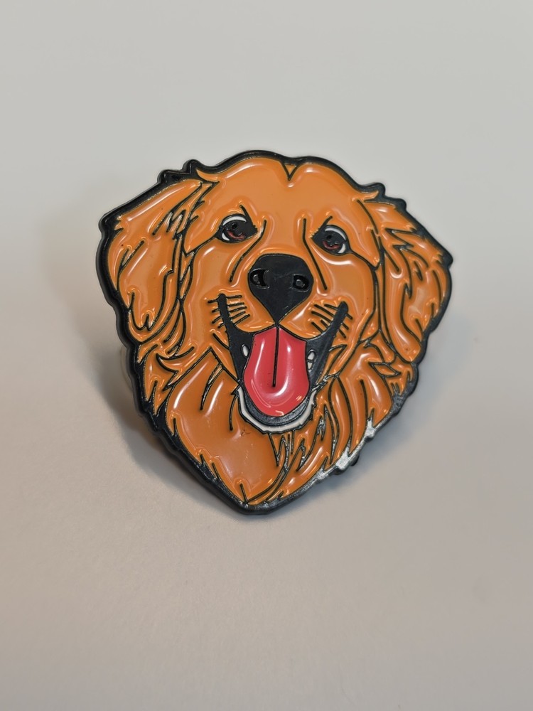 Golden Retriever Dog Lapel Pin