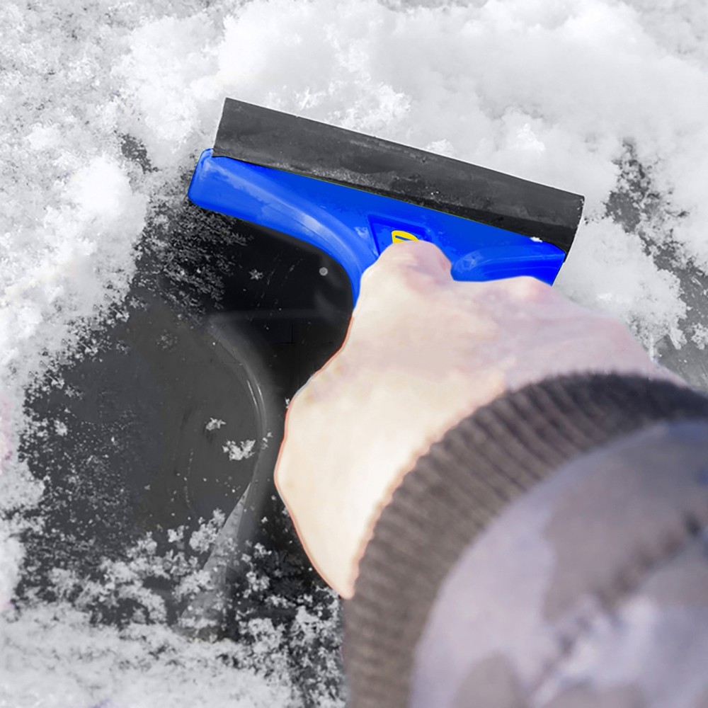 3 IN 1 Car Windscreen Ice Scraper Squeegee Sponge Windshield Window Cleaner UK