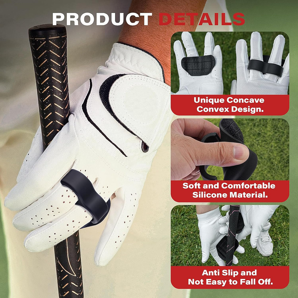 Golf Swing Training Aid, Golf Grip Training Aid Tool, Ergonomic Silicone Upgrade