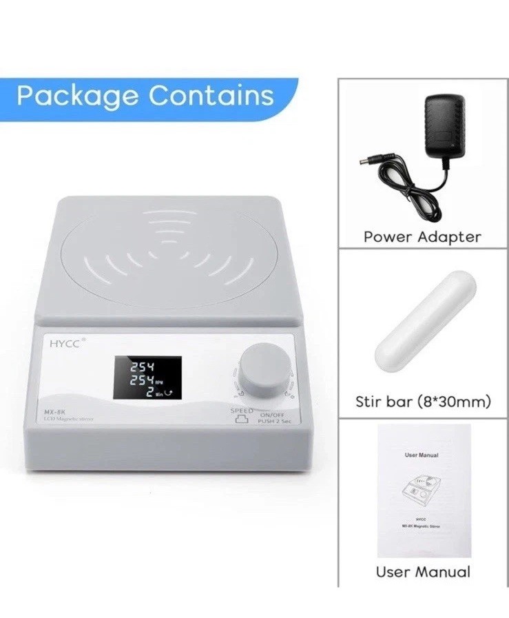 HYCC Digital Magnetic Stirrer Laboratory Stir Plate Plate With Timing Function