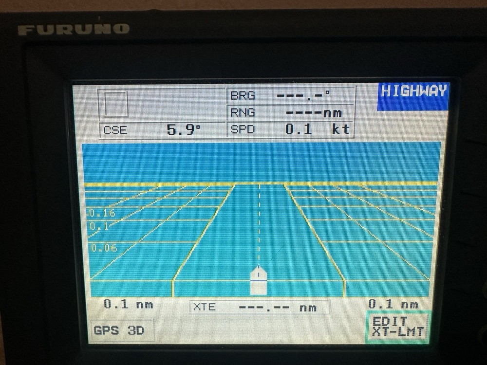 Furuno GP-1850D GPS Chartplotter Display (TESTED)