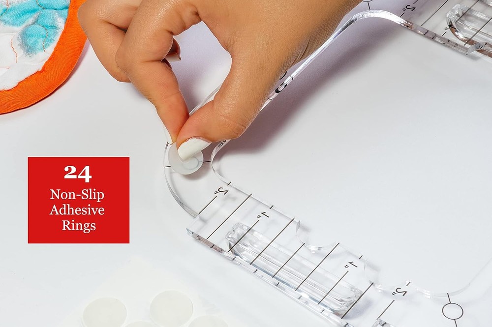 DABLINE 13 PCs Quilting Template Set Includes 8 Templates