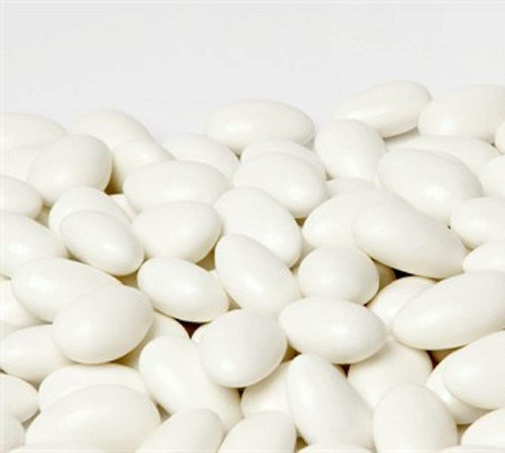 Sugar Free White Jordan Almonds by Its Delish 2 lbs