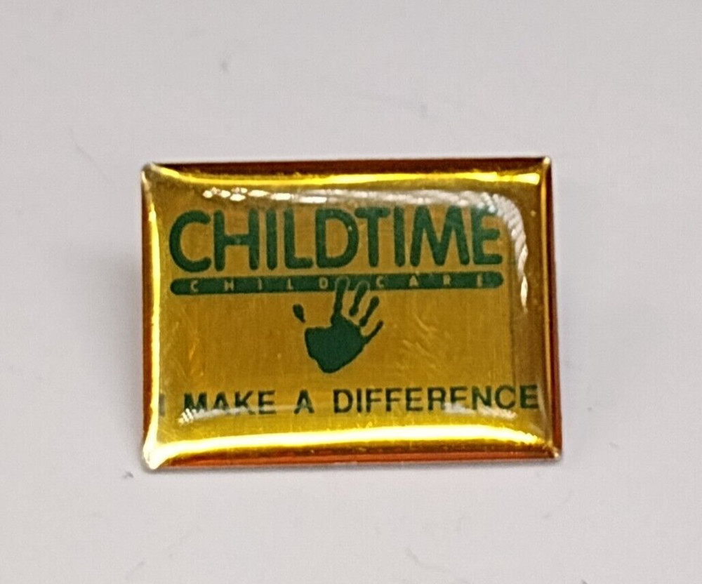 Childtime Make A Difference Child Care Lapel Pin