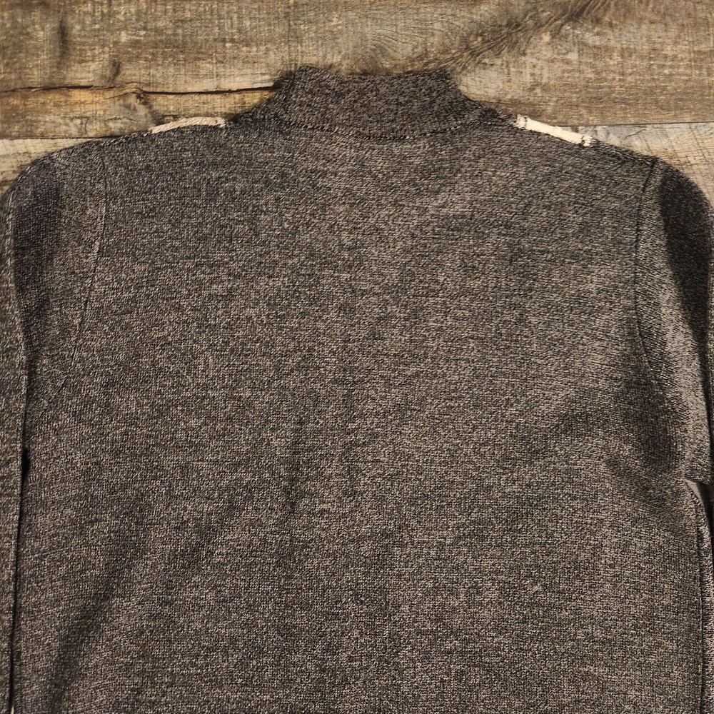 Vintage 3D Knit Sweater Men L Binbin Crewneck Pullover Cosby Coogie Style