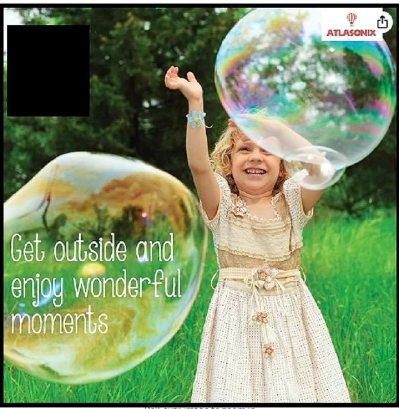 Atlasonix Giant Bubble Solution 7 Gallons - Bubble Refill, Giant Bubble Mix for