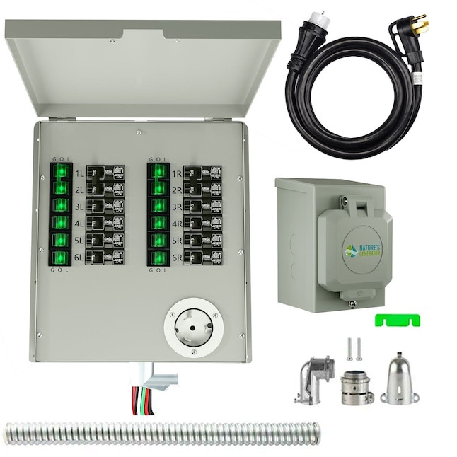 NATURE'S GENERATOR 50 -Amp Nature's Generator Manual Transfer Switch