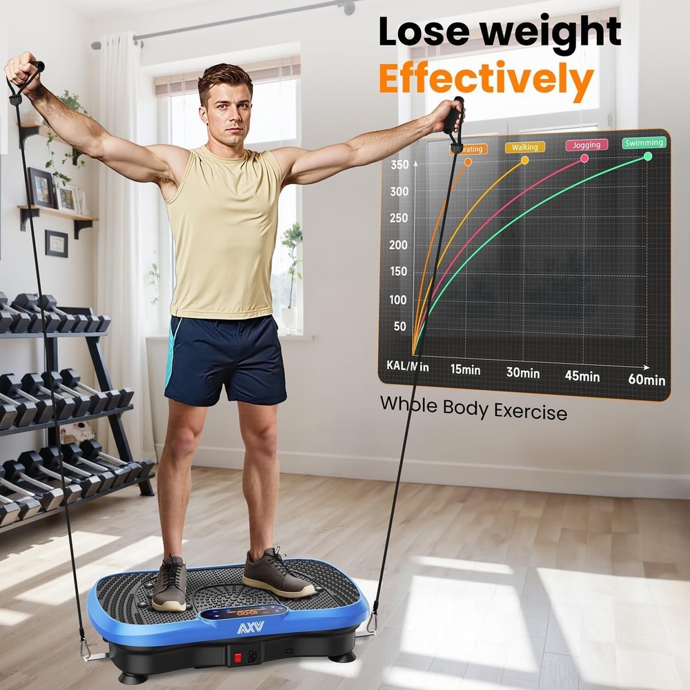 Bluetooth Connected Vibration Plate with Adjustable Speeds for Optimal Results