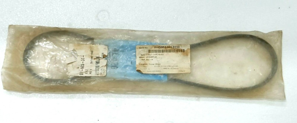 Hobart Parts BV-003-34 V Belt #NEW