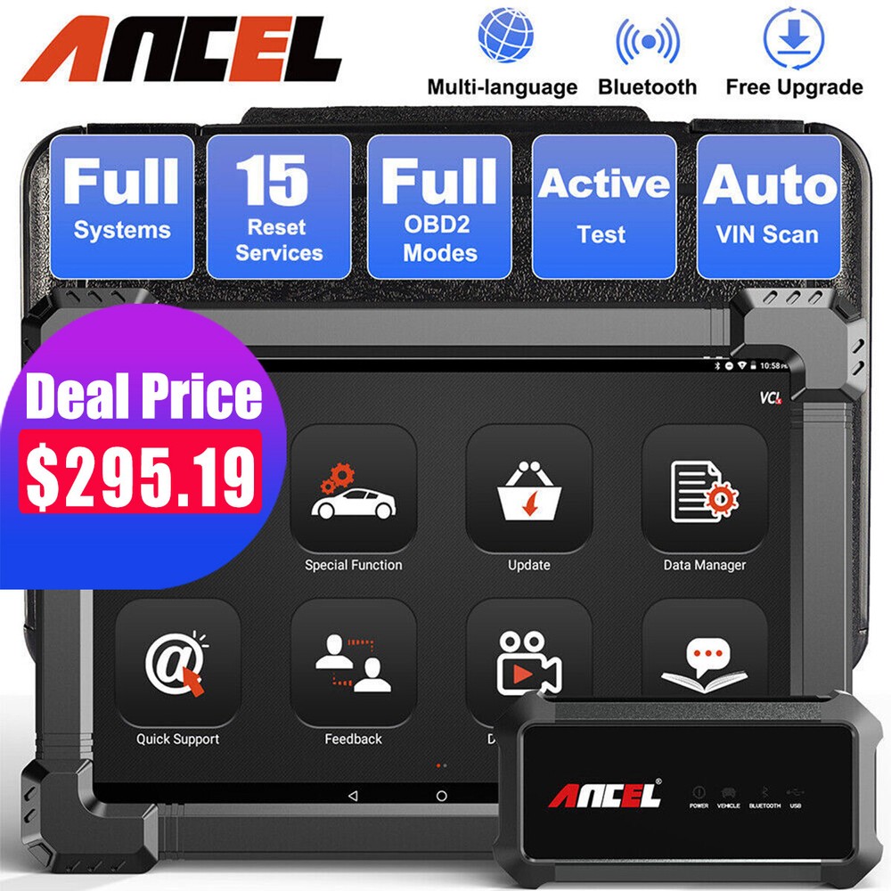 Ancel X7 Bidirectional All System OBD2 Scanner Car Diagnostic Tool Code Reader