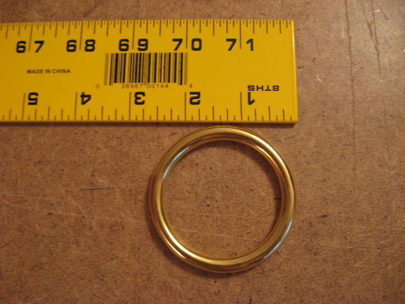 2" Solid Brass O Rings SCA (Pack Of 5)