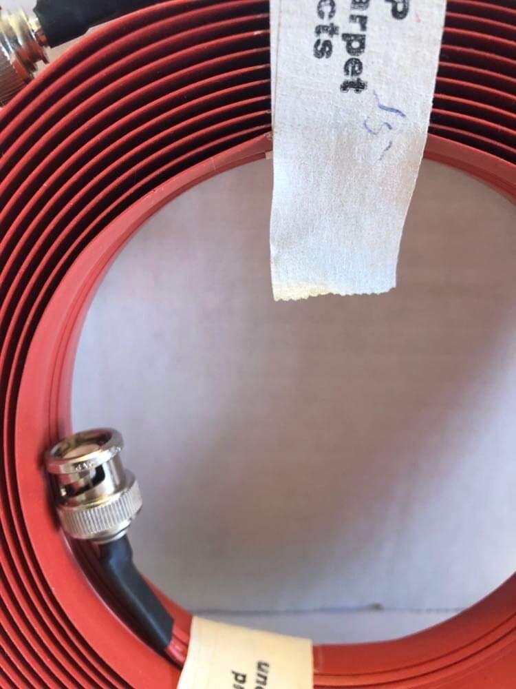 undercarpet 93 OHM coax cable Harness lp (15 Ft)