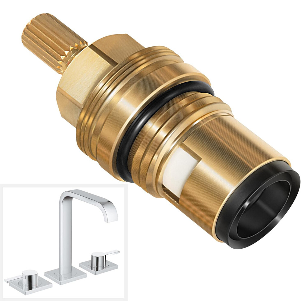Replace for Grohe 45882000 Right Stop Ceramic Cartridge 1/2" -1/4 Turn 90 Degree