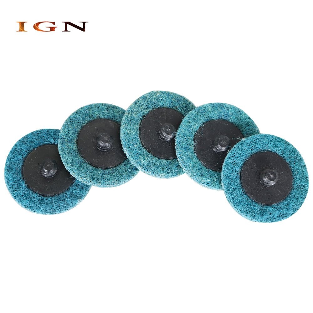 50 Pieces Fine Surface Conditioning Discs 2" Roll Lock Die Grinder Sanding Pads