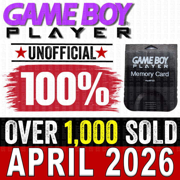 GameBoy Player GameCube Memory Card Bootable Disc Replacement