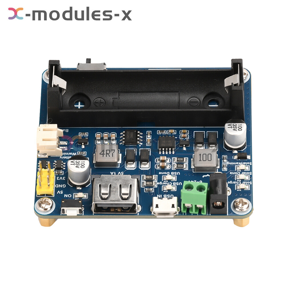 Power Manager Module for 6V~24V Solar Panel Support MPPT USB Battery Charging