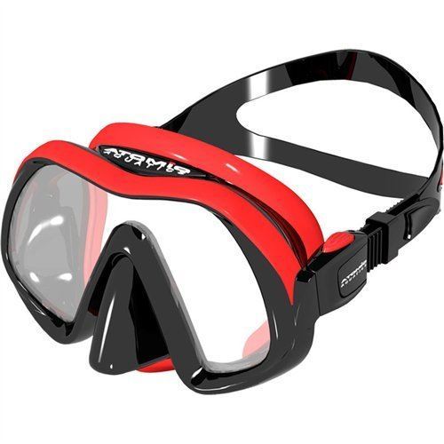 Atomic Venom Frameless Mask - Black & Red