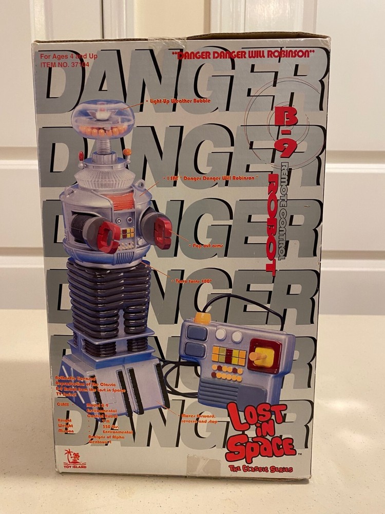 Lost In Space Remote Control Robot 1998 Toy Island 10” B-9 - Never opened
