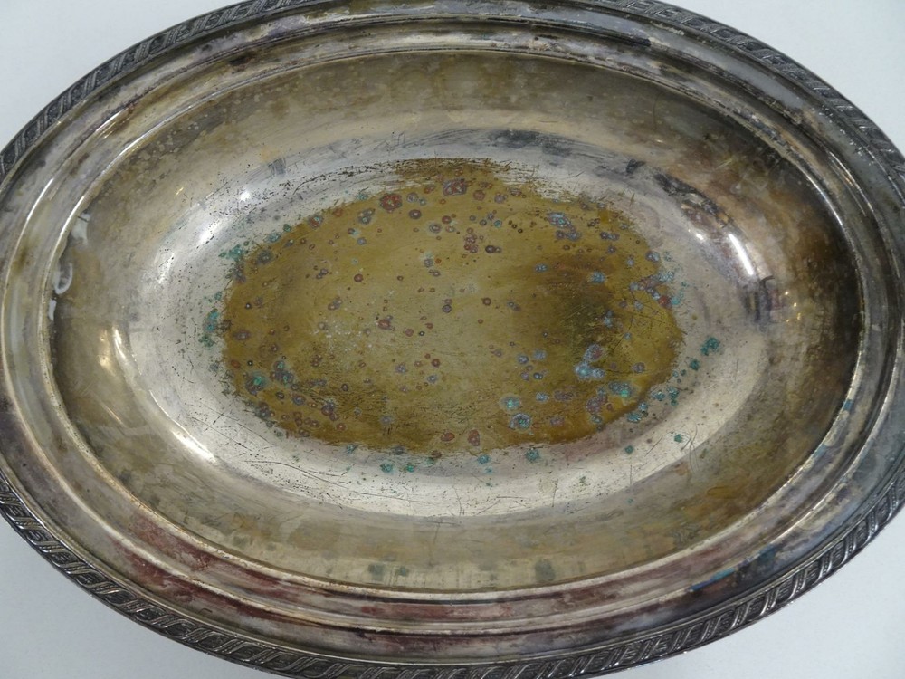 Andover EPNS 10" Silverplate 2 Handled Vegetable Dish A12230