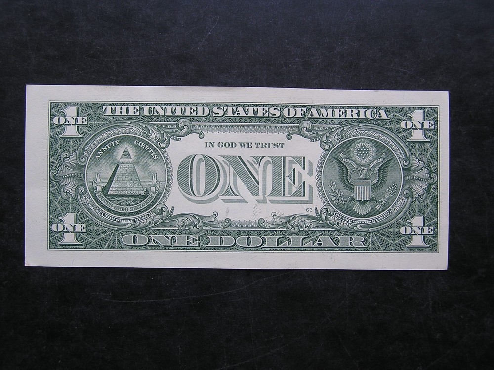 2 2021 $1 Dollar Bill Miscut Misaligned Error Notes One is also a Broken Ladder