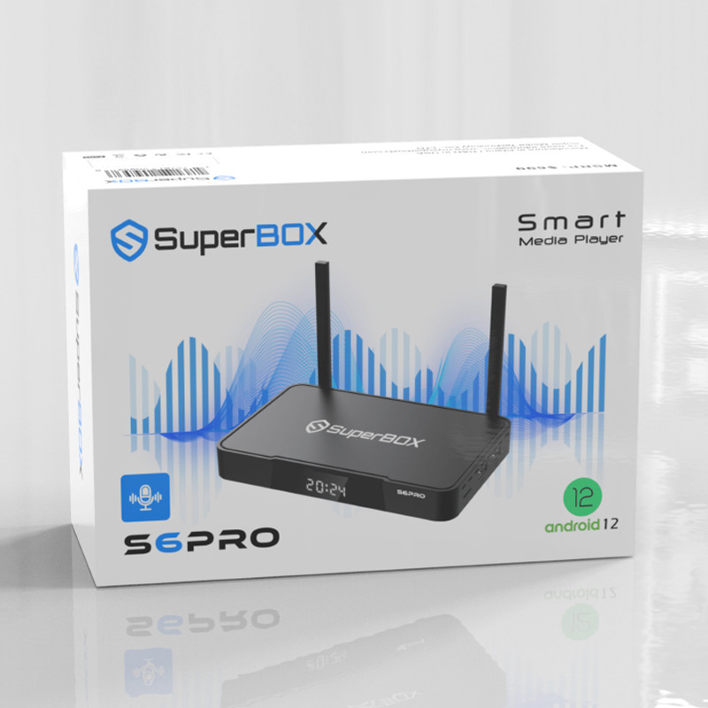 SuperBox S6 Pro 4GB + 32GB EMMC Android 12.0