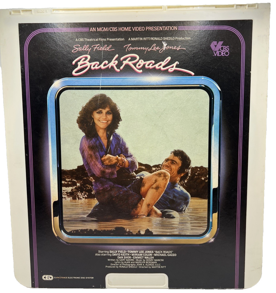 Back Roads CED RCA SelectaVision VideoDisc