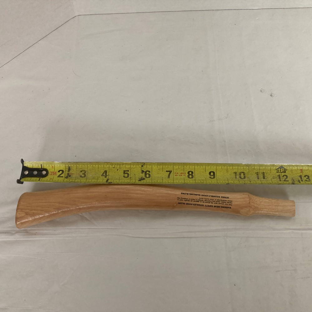 BIOCURVE HATCHET/HAMMER HANDLE 12.5” SOLID WOOD