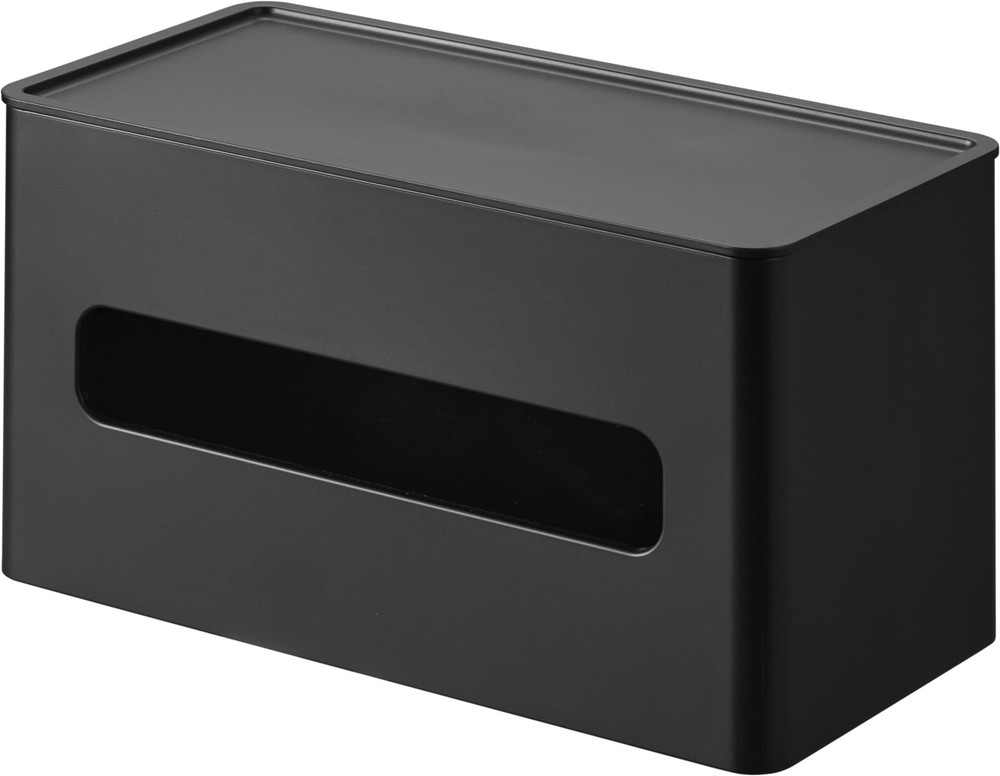 Yamazaki double-sided compact tissue & wet sheet case black tower