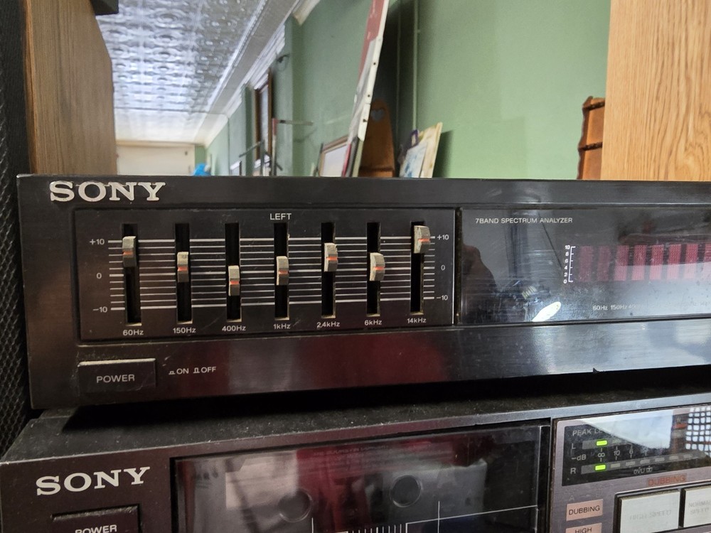 Sony SEQ-411 7 Band Stereo Graphic Equalizer - Tested & Working