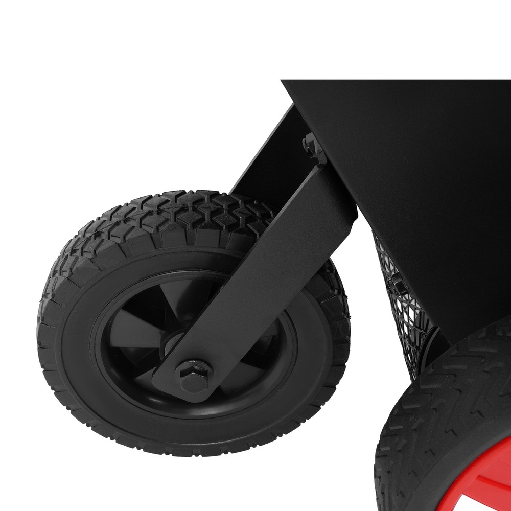 Heavy Duty 120lb Drop Compost Spreader Seed Granular Fertilizer Push Hopper Tool